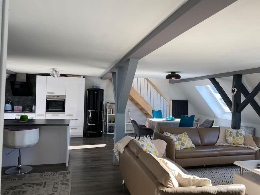 Loft Wohnung Mit Toller Aussicht Messstetten Exterior photo